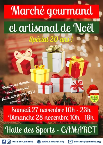 Marché gourmand et artisanal de Noël : spécial 20 ans !