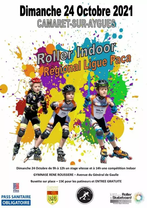 Course indoor de Roller le dimanche 24 octobre 2021 au Gymnase René Roussière