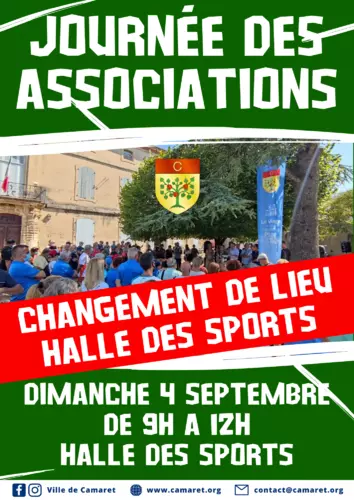 Journée des associations le dimanche 4 septembre de 9h00 à 12h00