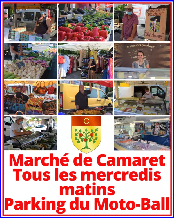 Marché hebdomadaire de Camaret tous les mercredis matins