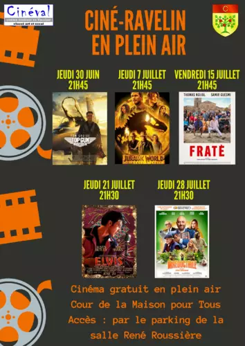 Ciné-Ravelin en plein air : demandez le programme !