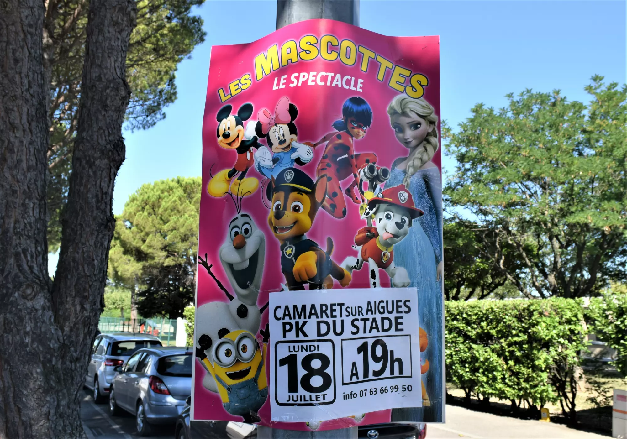 « Les mascottes », le spectacle ! Ce lundi 18 juillet 2022 à 19h00 sur le parking du stade