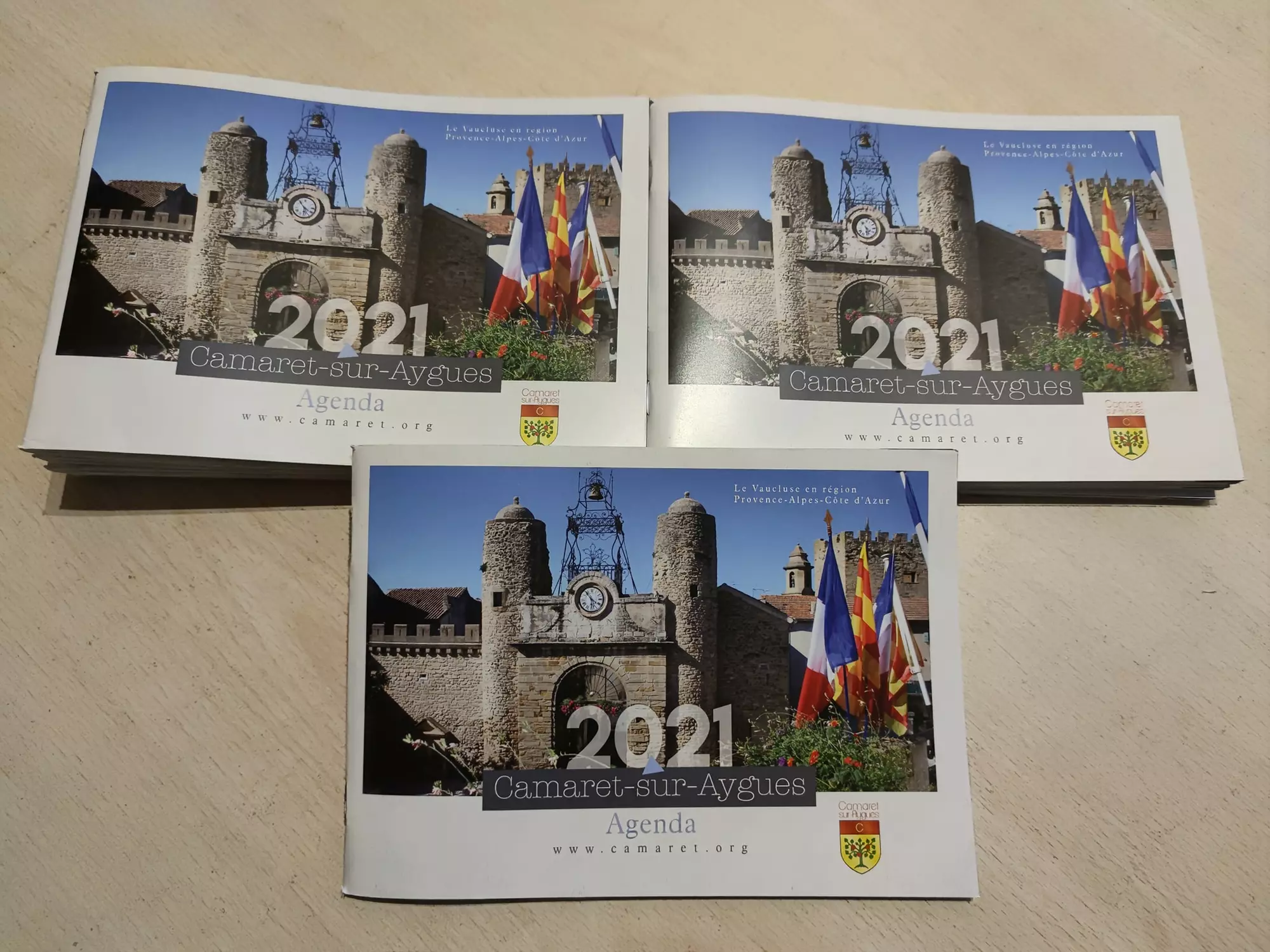 Les agendas 2021 de la Ville de Camaret sont arrivés !