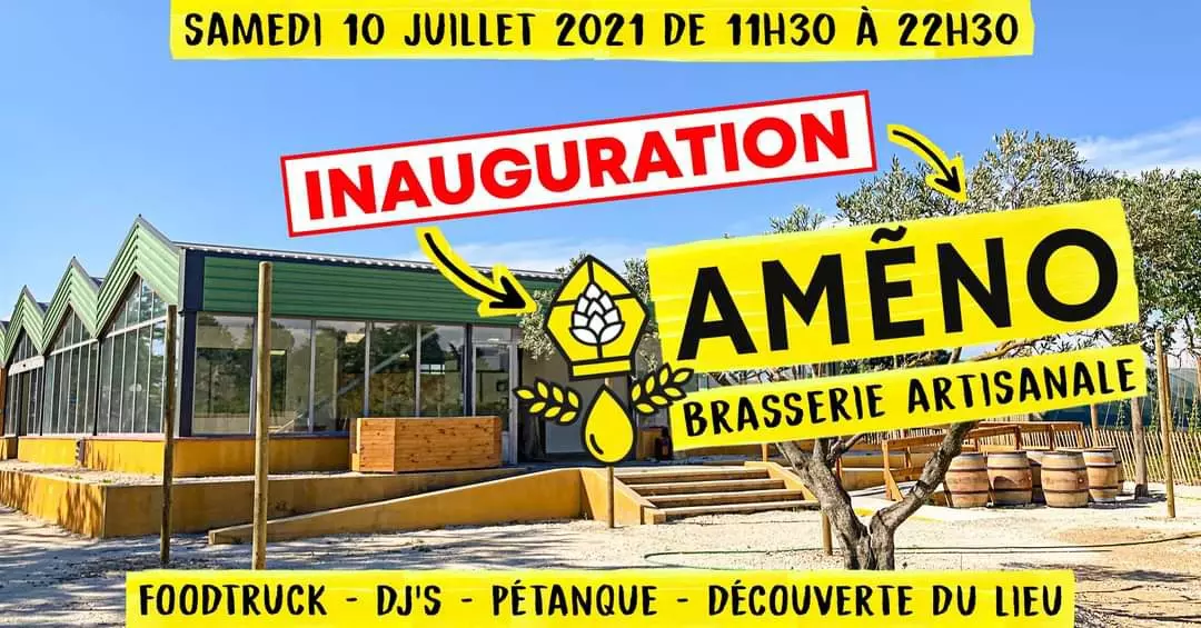 Inauguration de la brasserie artisanale AMENO bière artisanale