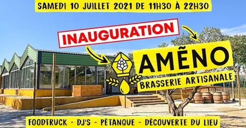 Inauguration de la brasserie artisanale AMENO bière artisanale