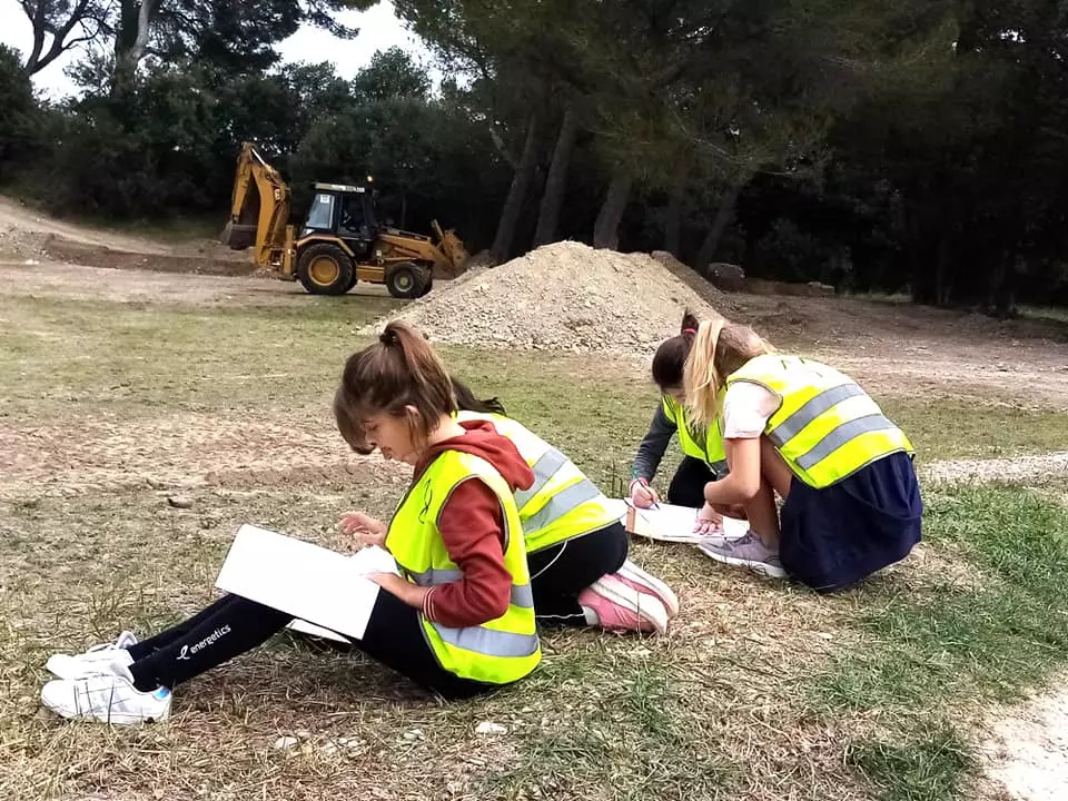 Un point sur les travaux du parcours sportif aux jardins de l'Aygues