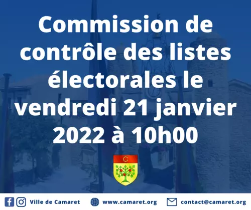 Commission de contrôle des listes électorales