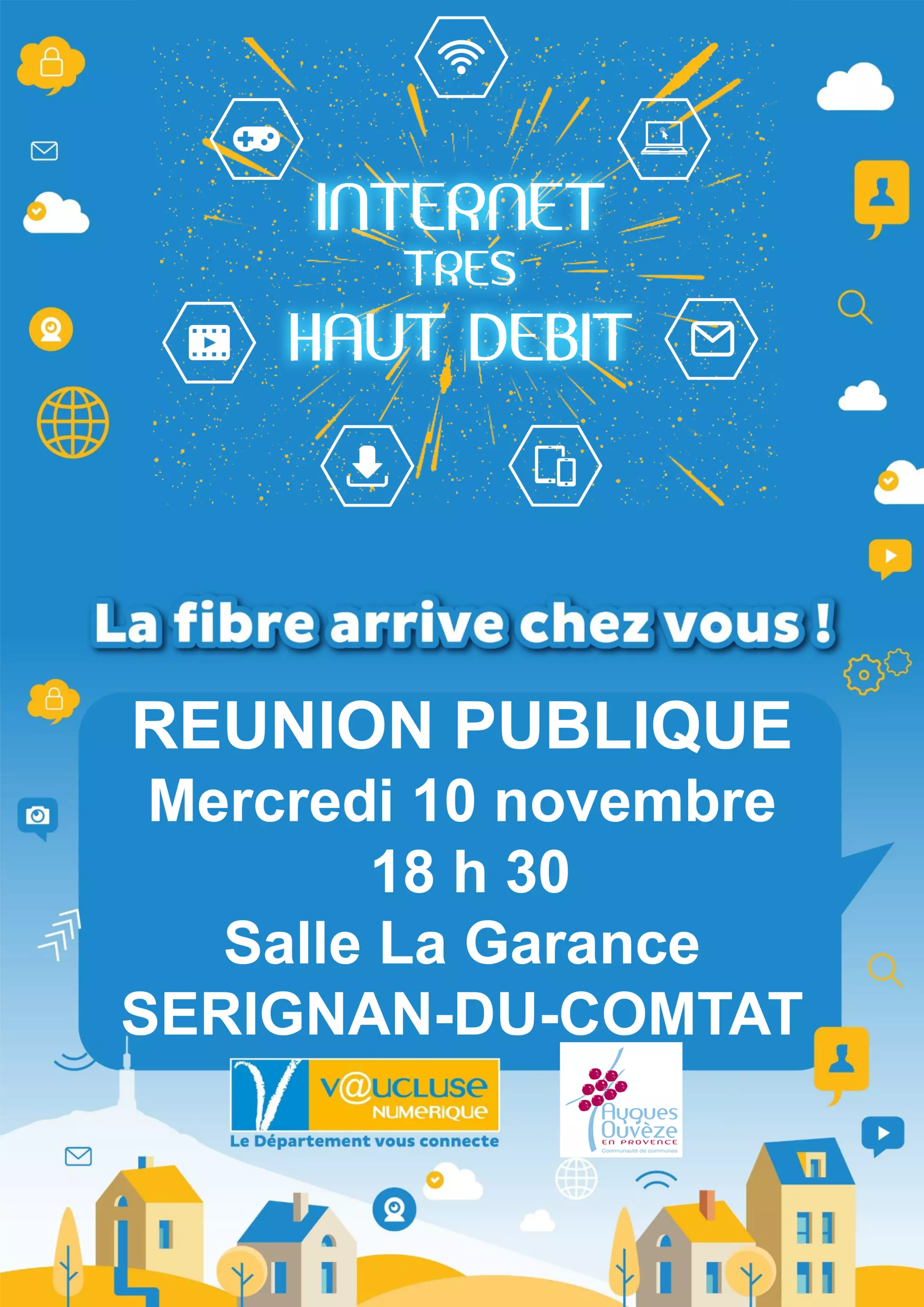 Déploiement de la fibre optique : réunion d'information