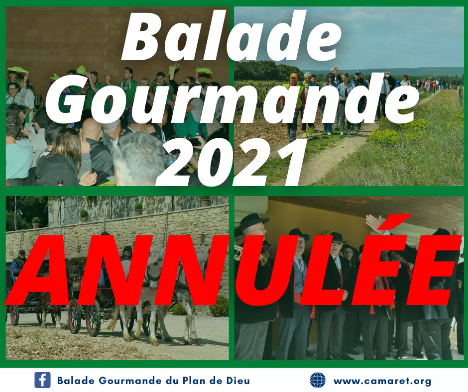 Balade Gourmande 2021 annulée