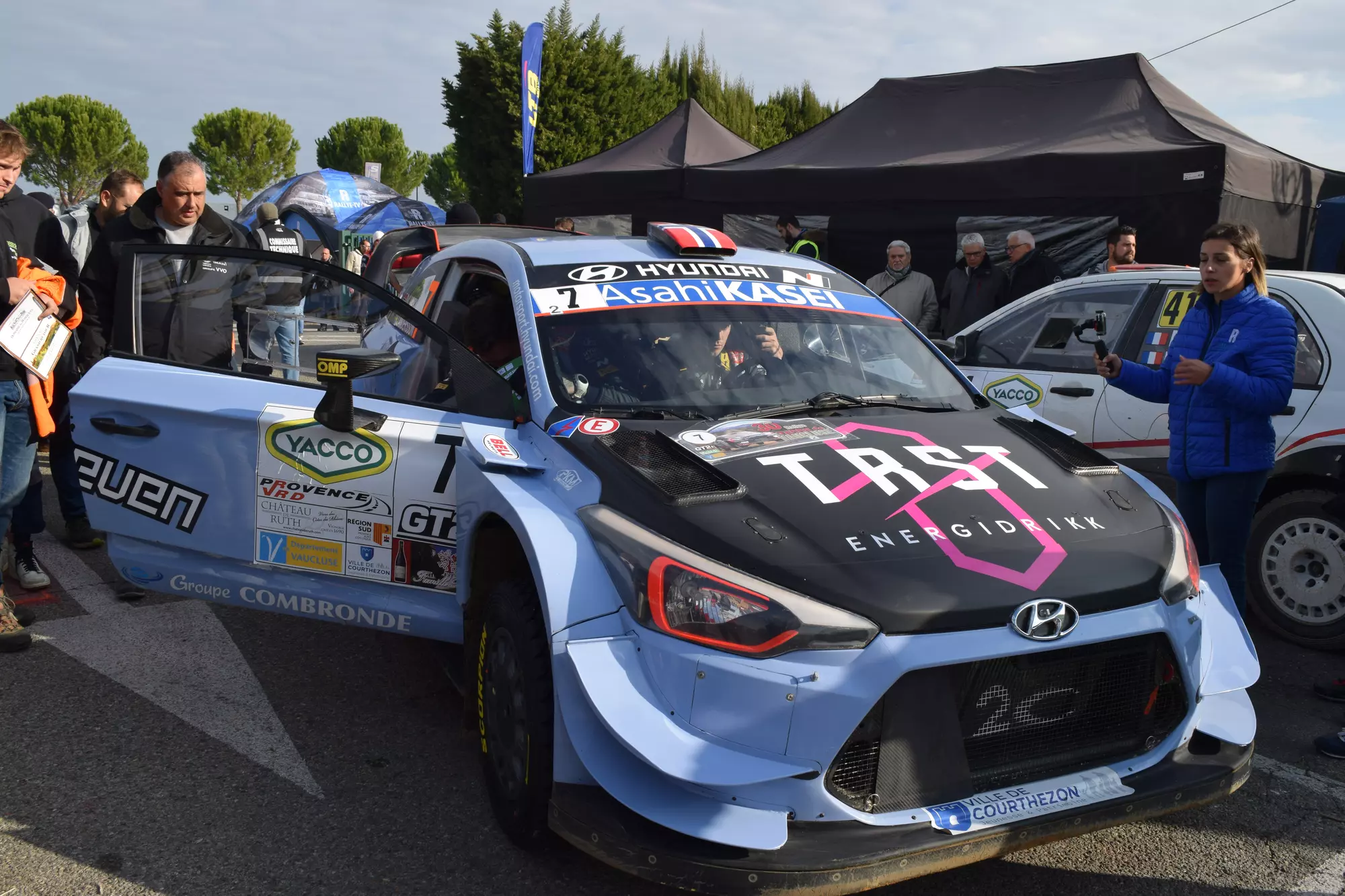 Le Rallye Terre de Vaucluse 2021 fait escale depuis ce matin à Camaret