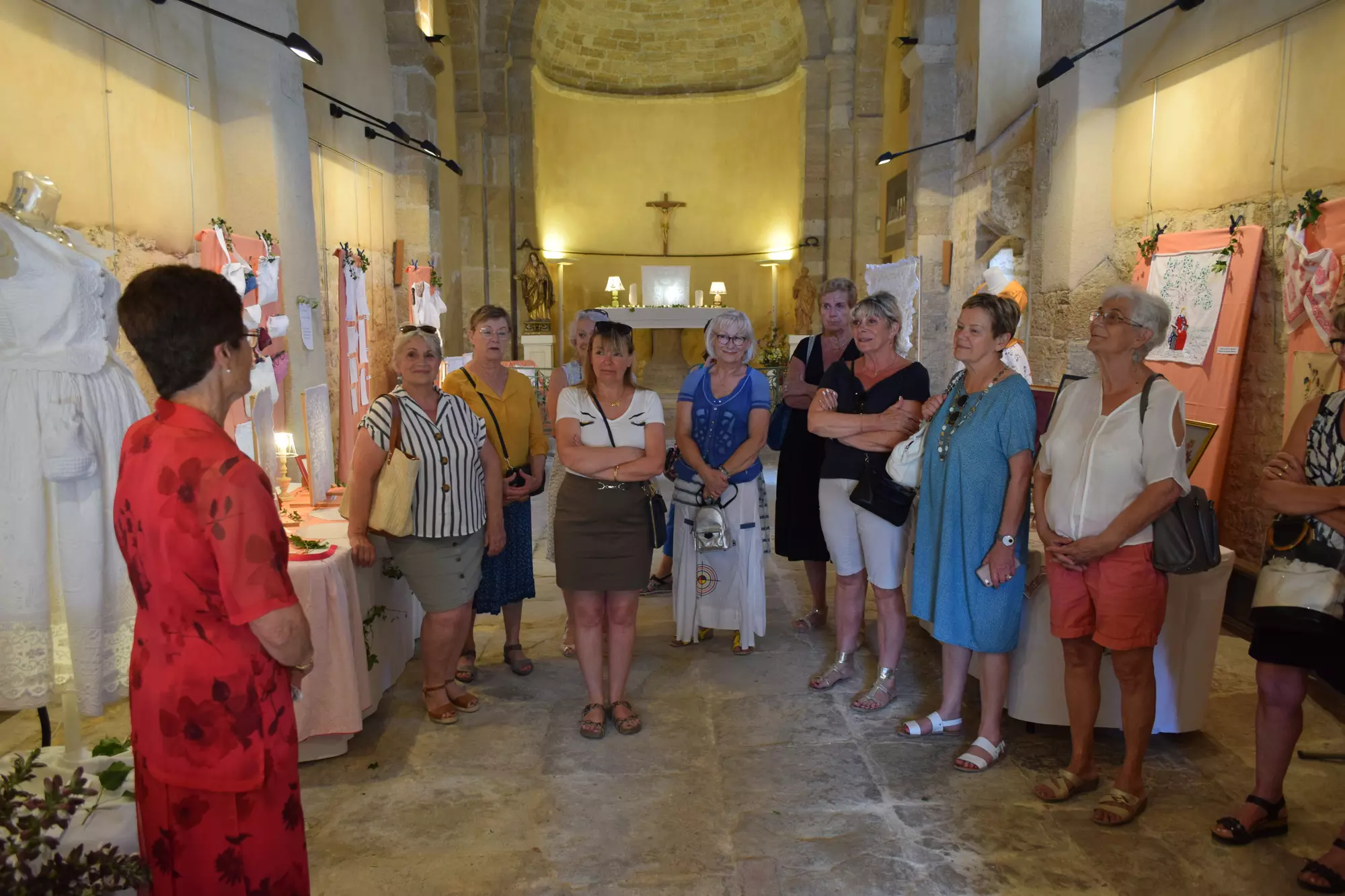 Ouverture de l'exposition Boutis & Indiennage à la Chapelle Saint Andéol