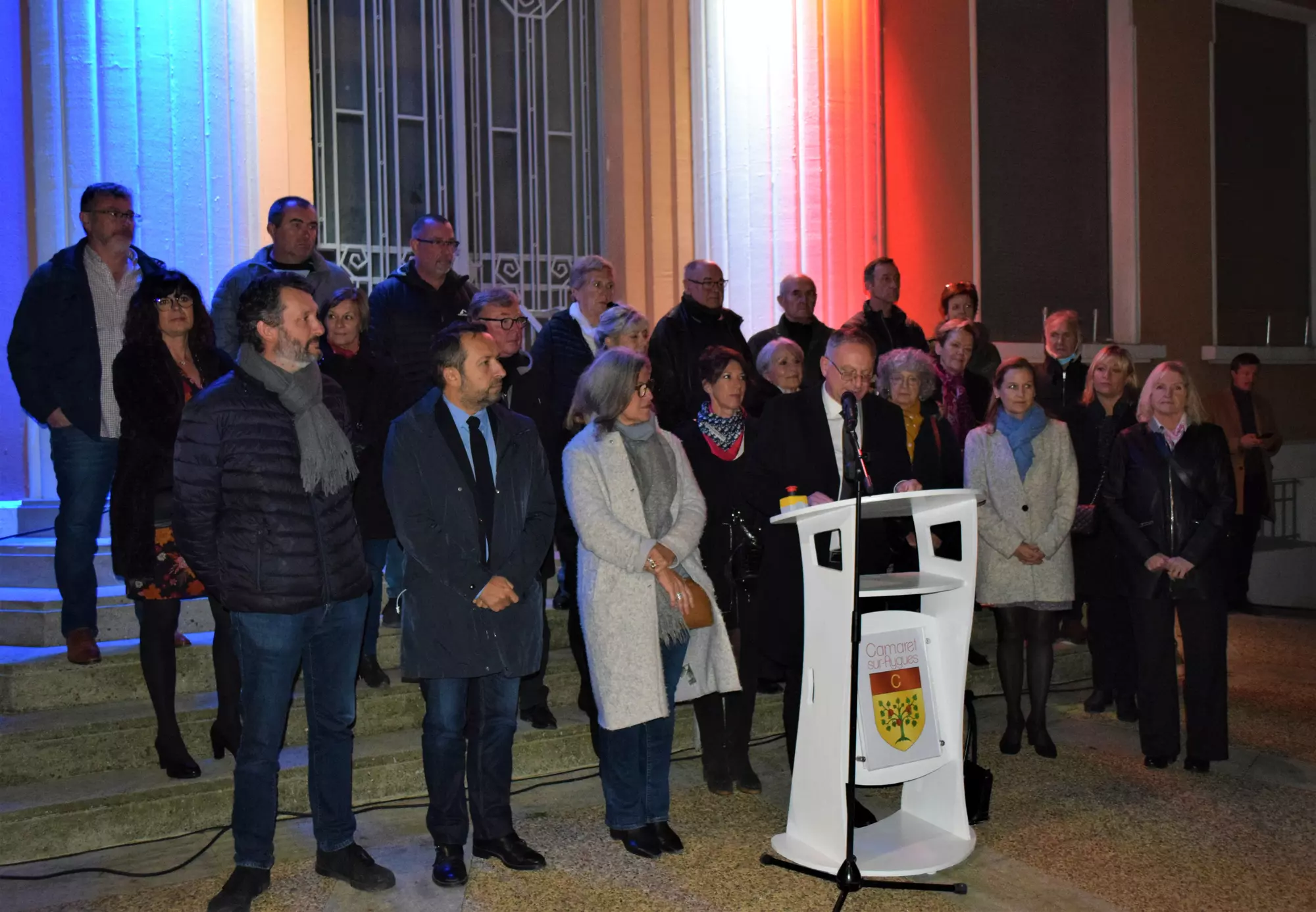 Lancement des illuminations de Noël devant le Ravelin