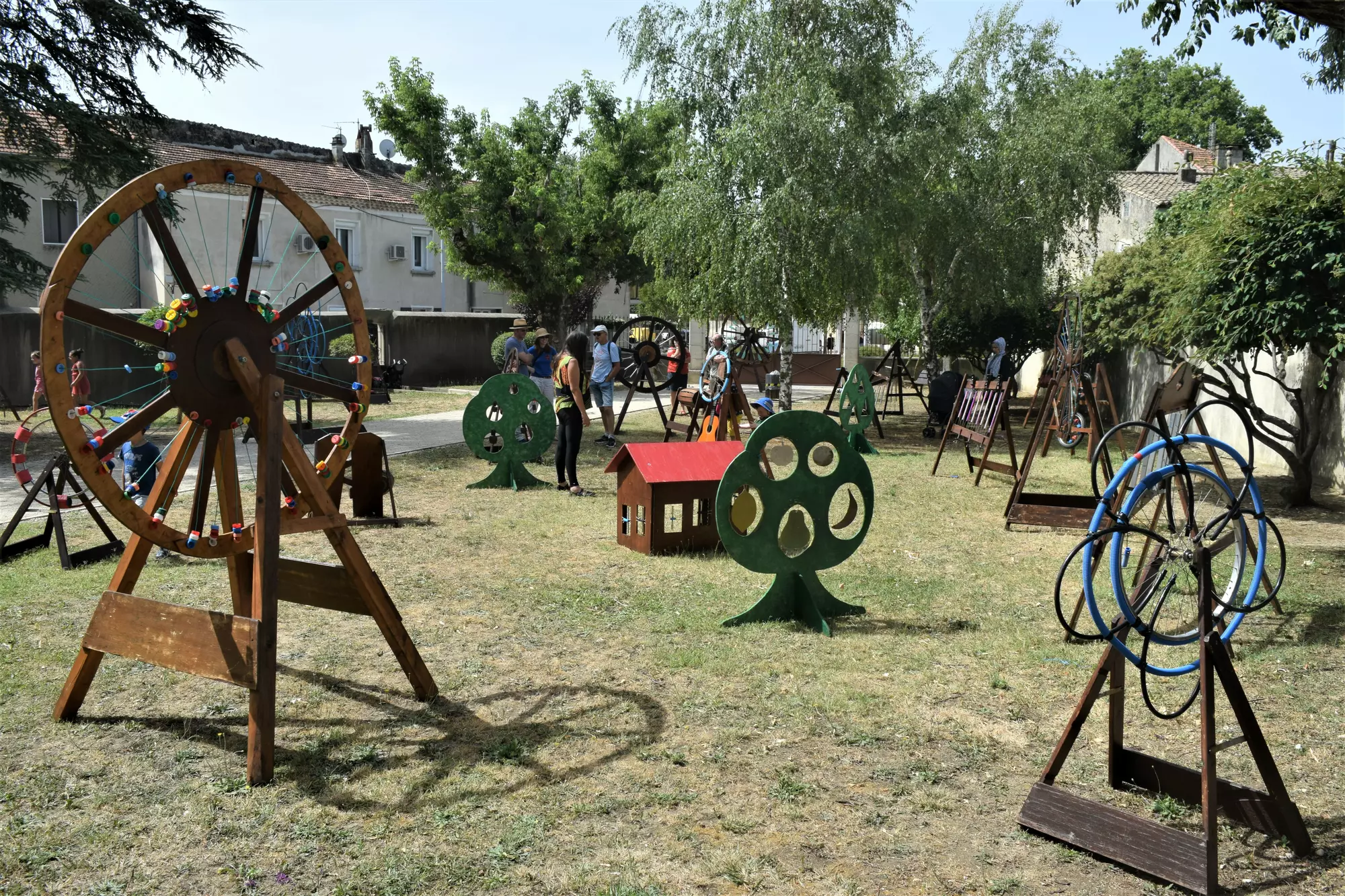 Des structures musicales ce mercredi dans le parc de la Maison Bèque