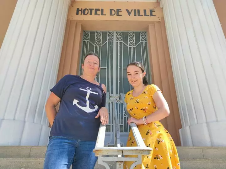 Bonne continuation à la jeune Léa, stagiaire à la mairie de Camaret